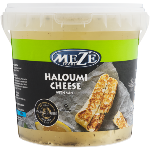 Meze Foods Haloumi Cheese with Mint 700g