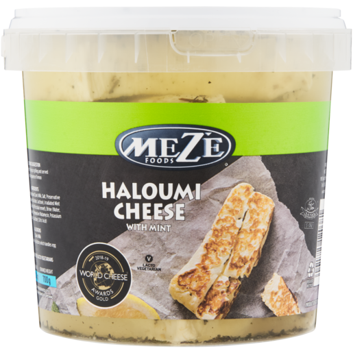 Mezé Foods Haloumi Cheese With Mint 700g