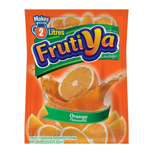 Frutiya Orange Flavoured Powder Drink 15g
