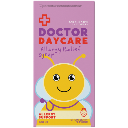Doctor Daycare Strawberry Flavour Allergy Relief Syrup 100ml