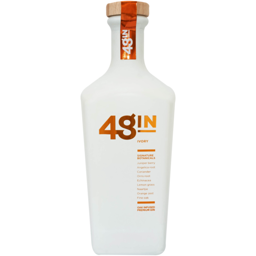 48 Gin Ivory Gin Bottle 750ml