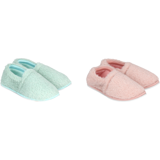Girls Fancy Stokie Slippers Size 10 - 2 (Assorted Item - Supplied At Random)