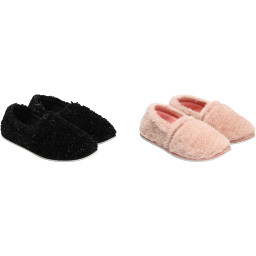 Ladies Fancy Stokie Slippers Size 3 - 8 (Assorted Item - Supplied At Random)