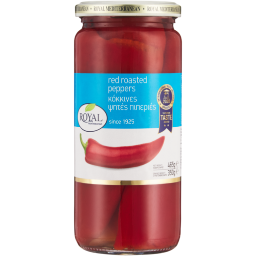 Royal Mediterranean Red Roasted Peppers 465g 