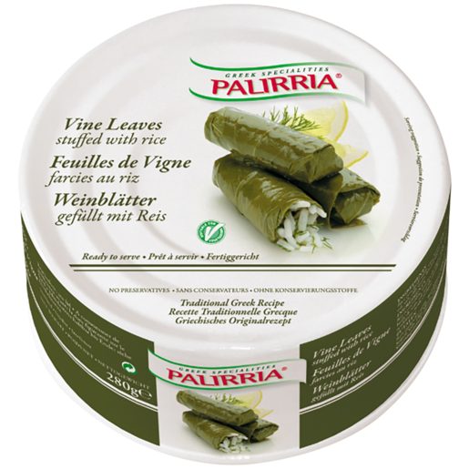 Palirria Vine Leaves Stuffed With Rice 280g 