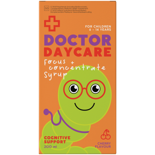 Doctor Daycare Cherry Flavoured Cognitive Support Syrup 200ml