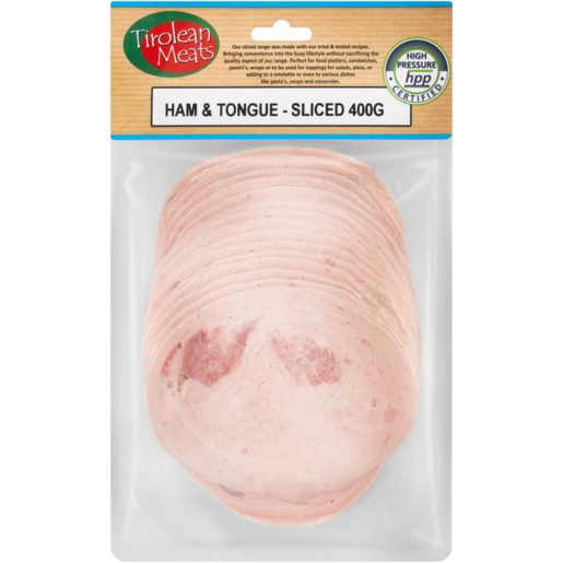 Tirolean Meats Sliced Ham & Tongue 400g