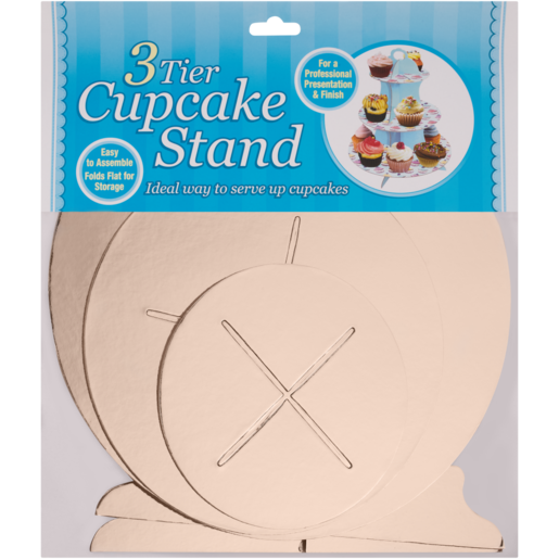 Party Xpress Silver Cupcake Stand