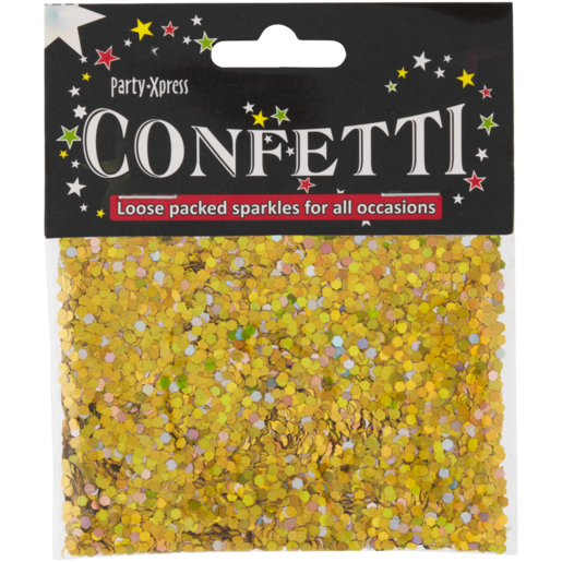 Party Xpress Gold Sparkle Foil Confetti 20g