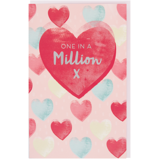 Carlton Cards One In A Million Valentine's Day Card