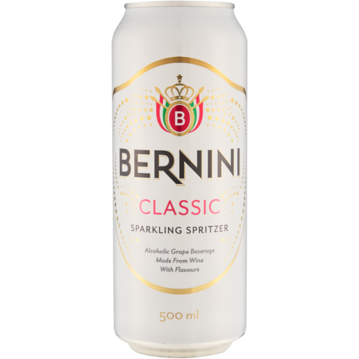 Bernini Classic Sparkling Spritzer Can 500ml