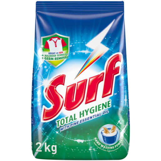 Surf Total Hygiene With Pine Essential Oil Hand Washing Powder 2kg