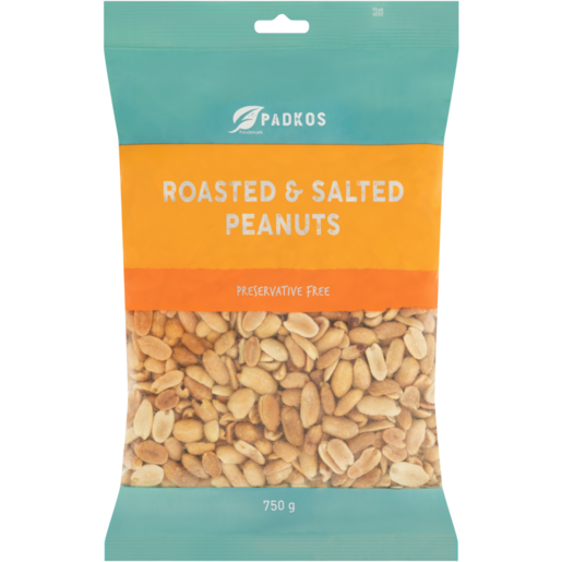 Padkos Roasted & Salted Peanuts 750g 