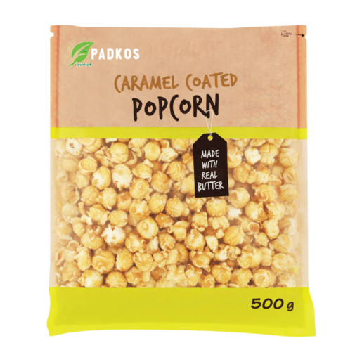 Padkos Caramel Coated Popcorn 500g