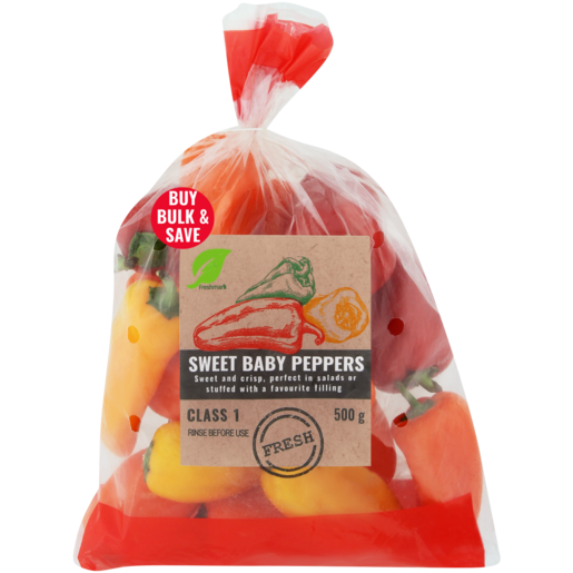 Sweet Baby Peppers Bag 500g