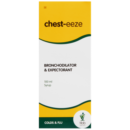 Tibb Chest-Eeze Bronchodilator & Expectorant Syrup 100ml