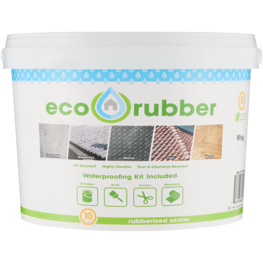 Eco Rubber White DIY Waterproofing Kit 5kg