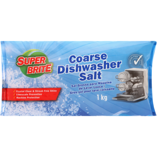 Super Brite Dishwasher Salt Coarse 1kg, Dishwashing, Cleaning, Household