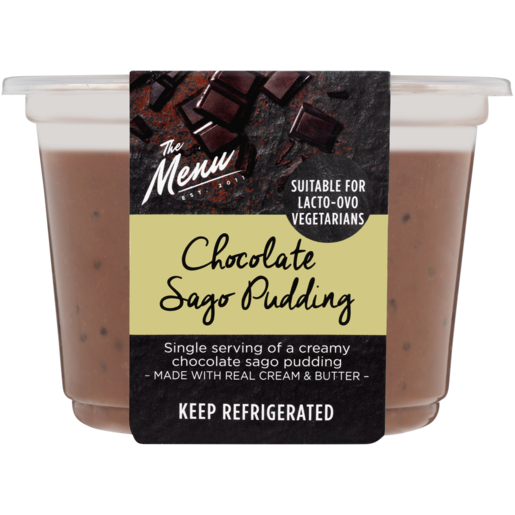 The Menu Chocolate Sago Pudding 200g