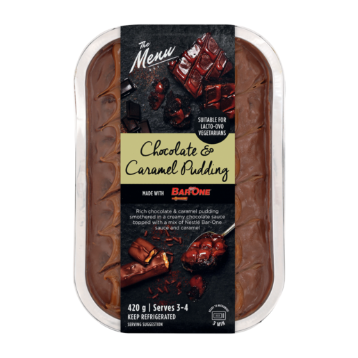 The Menu Chocolate & Caramel Pudding 420g