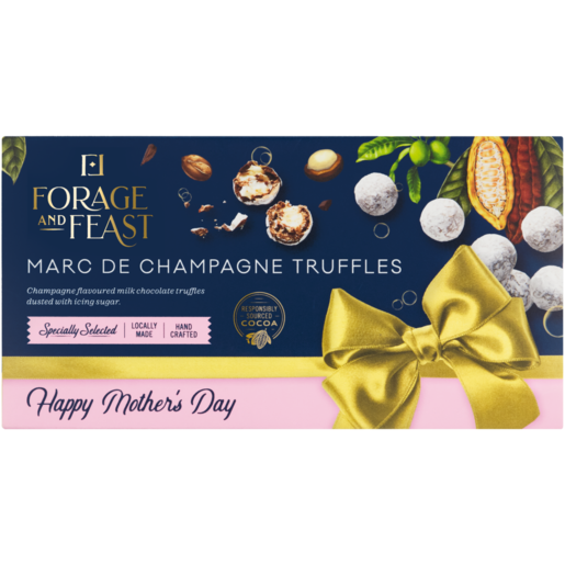 Forage And Feast Marc de Champagne Truffles 8 Piece