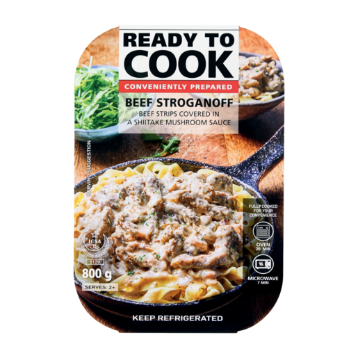 Ready To Cook Beef Stroganoff 800g