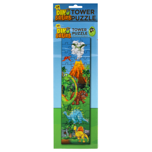 Tower Puzzle Unicorn Or Dino Boxed Puzzle 48 Piece (Type May Vary)