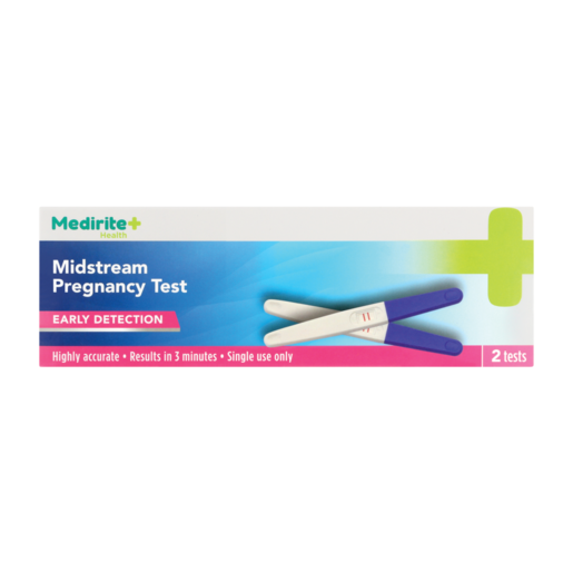 Medirite Midstream Pregnancy Test 2 Pack