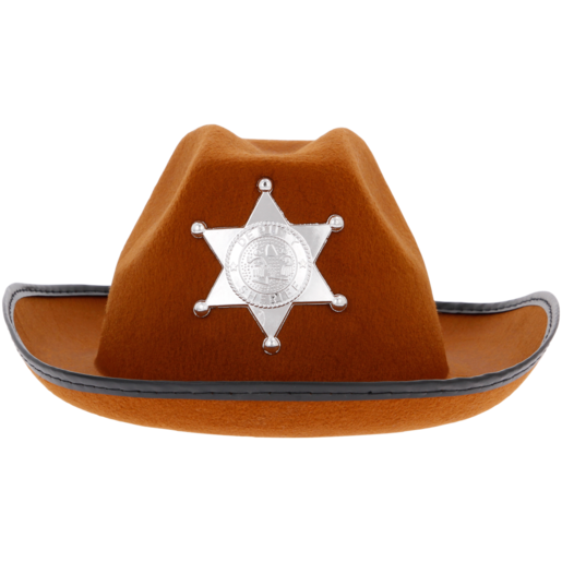 Party Xpress Brown Cowboy Sheriff Hat