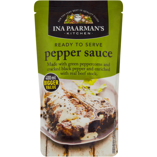 Ina Paarman Ready To Serve Pepper Sauce 400ml