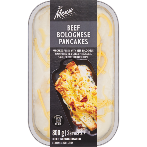 The Menu Beef Bolognese Pancakes 800g