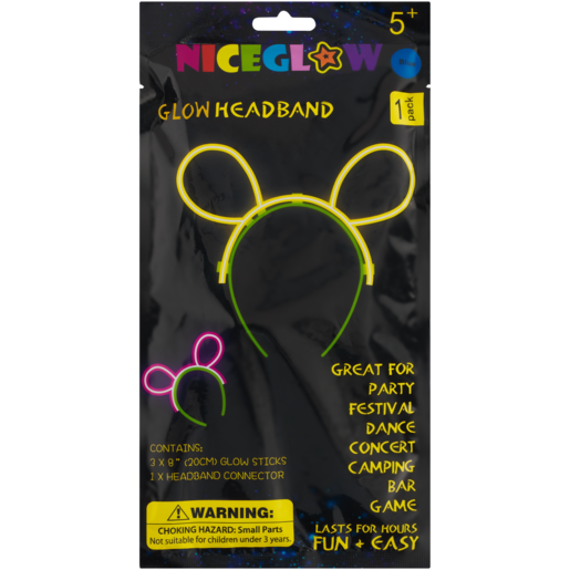 Niceglow Glow Headband 4 Piece