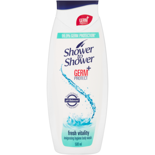Shower to Shower Germ Protect Fresh Vitality Body Wash 500ml 