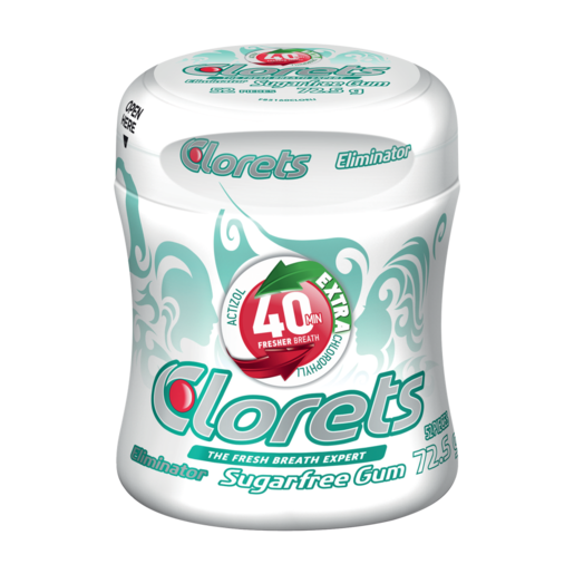 Clorets Eliminator Sugar Free Gum 52 Pack