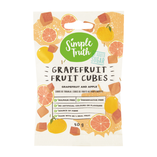 Simple Truth Grapefruit Fruit Cubes 50g