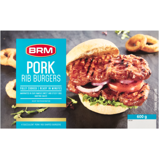 BRM Pork Rib Burgers 600g