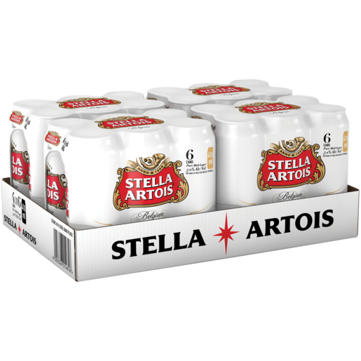 Stella Artois Beer Cans 24 x 410ml