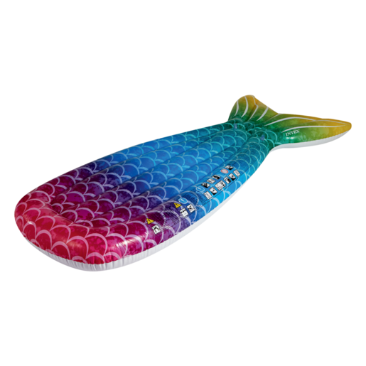 Intex Sand & Summer Multi-Coloured Mermaid Tail Inflatable Pool Float