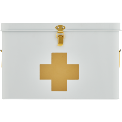 Large Medical Kit Holder Grey And Rose Gold