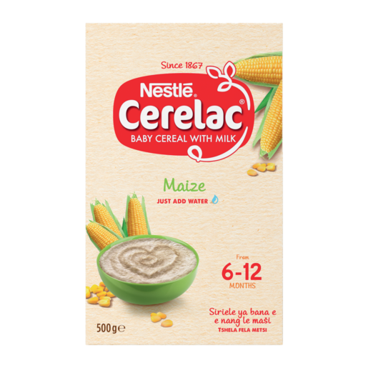 Cerelac Maize Baby Cereal 6-12 Months 500g