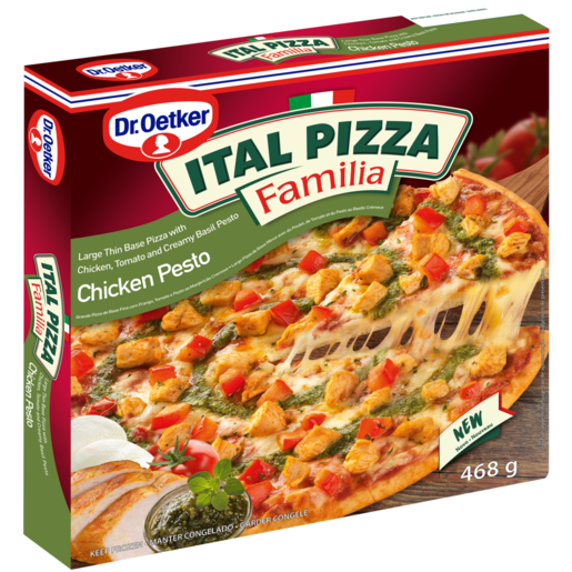 Dr. Oetker Frozen Ital Pizza Familia Chicken Pesto Pizza 468g