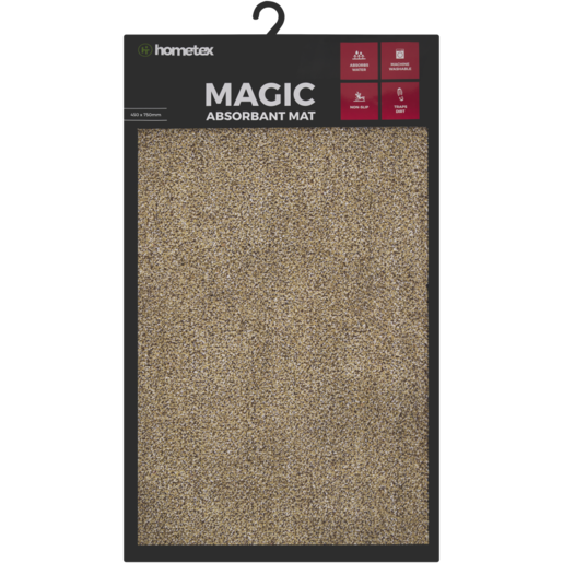 Hometex Brown Magic Absorbent Door Mat 450 x 750mm