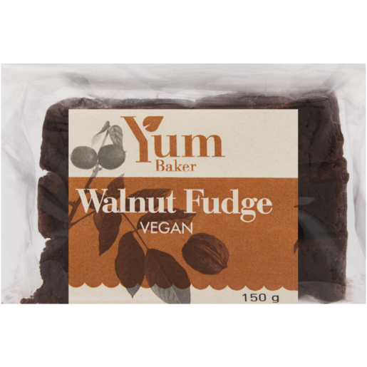 Yum Baker Vegan Walnut Fudge 150g