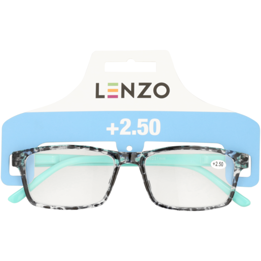 Lenzo +2.5 Two Tone Frame Reading Glasses