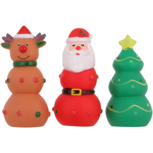 Santa's Choice Christmas Pet Toy Set 3 Pack
