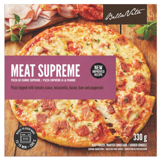 Bella Vita Frozen Meat Supreme Pizza 330g