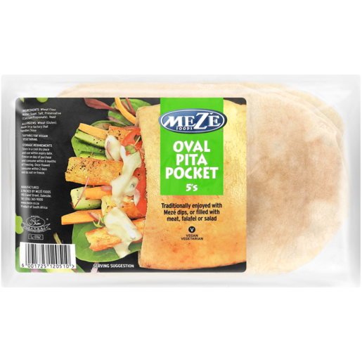 Mezé Foods Oval Pita Pocket 5 Pack