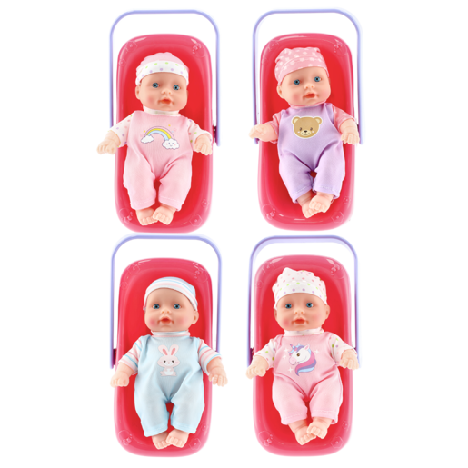 Baby Cutie Baby Doll With Carrier 20cm (Type May Vary)