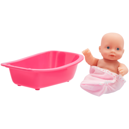 Baby Cutie Bath Tub Baby Doll Set 20cm