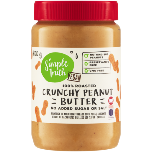 Simple Truth Crunchy Peanut Butter Jar 800g